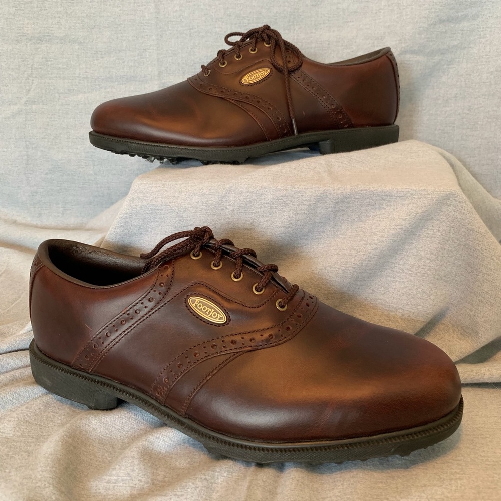Men’s, 9.5, Brown FootJoy Golf Shoes